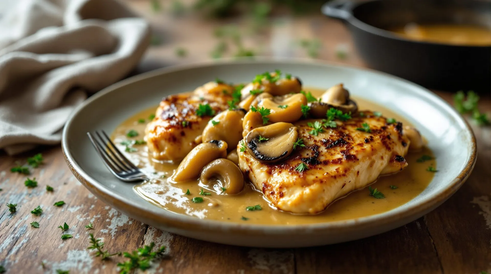 Cuisses de poulet aux morilles : la méthode pour une sauce parfaite