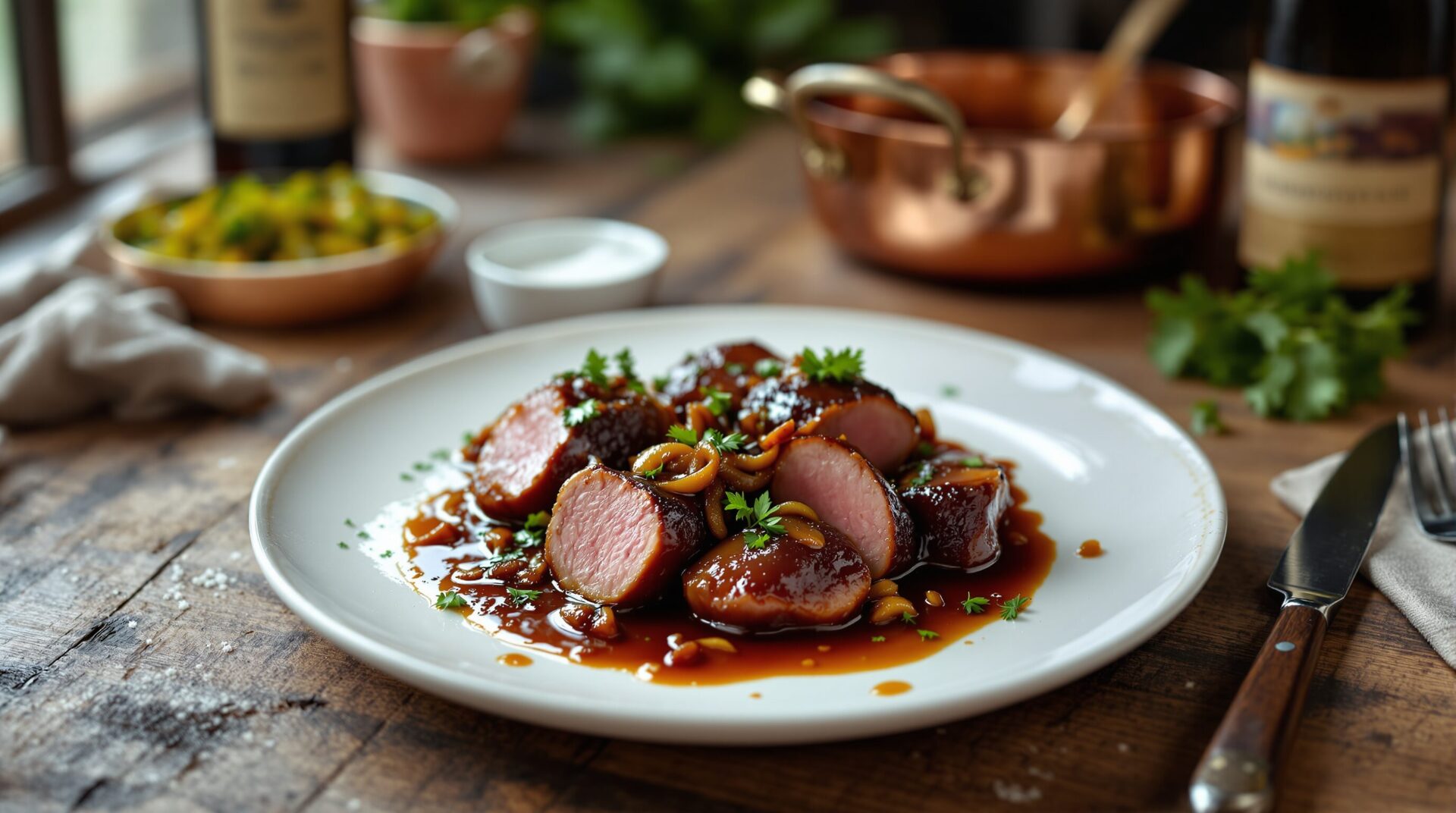 rognon de porc au porto