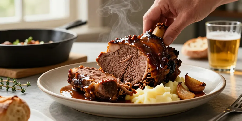 recette joue de boeuf confite à la bière