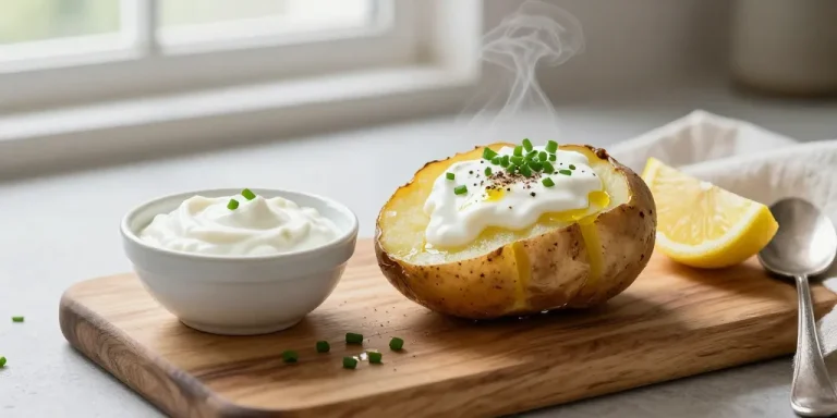 sauce au yaourt pour pomme de terre au four