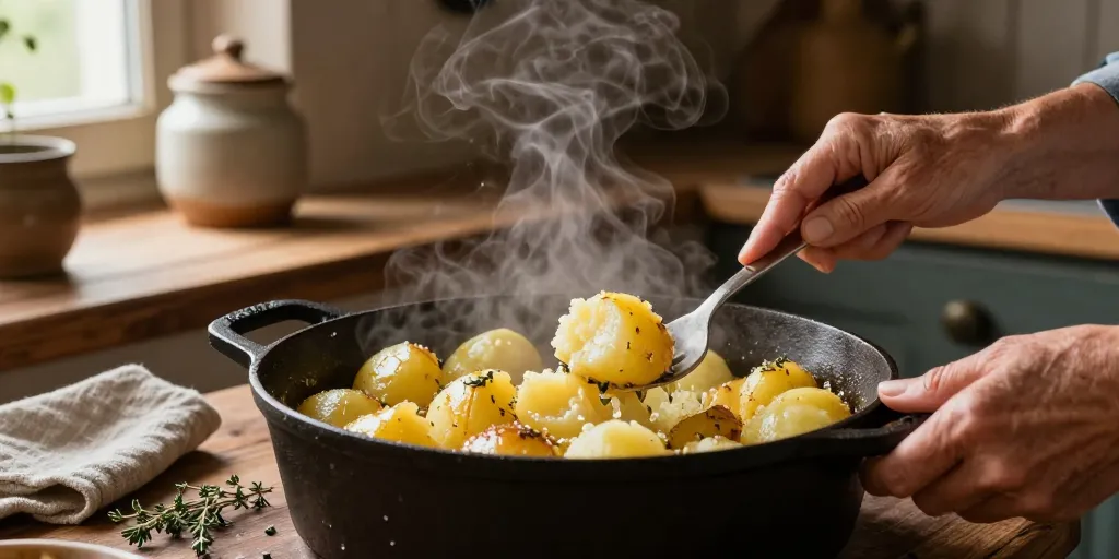 patate à l'étouffée