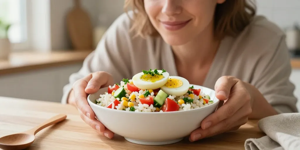 salade de riz simple