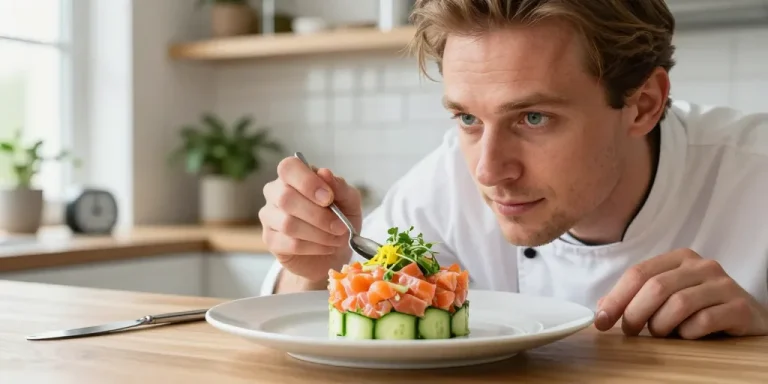 tartare de saumon concombre