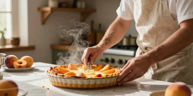 clafoutis pêche abricot