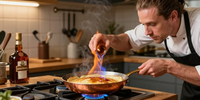 crepe flambee grand marnier