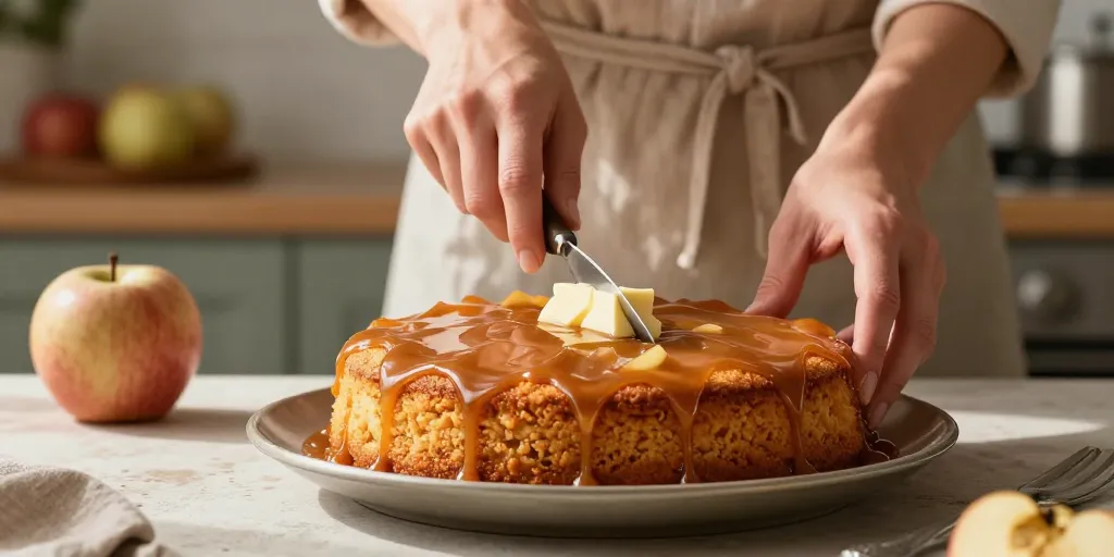 cake pomme caramel beurre salé